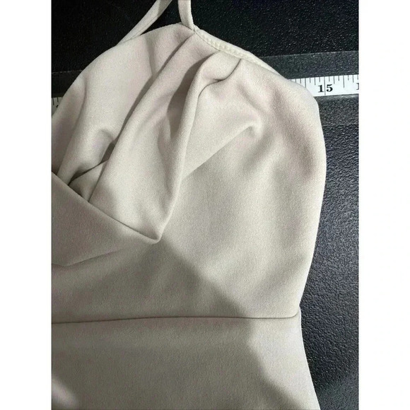 Windsor Spaghetti Stap Slip Maxi Dress Size 6 High Slit Bridal Homecoming Prom - Picture 6 of 8